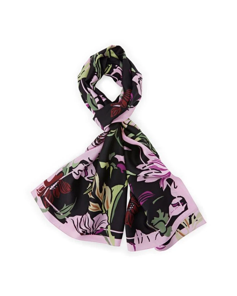 Marc Cain Floral Silk Oblong Scarf