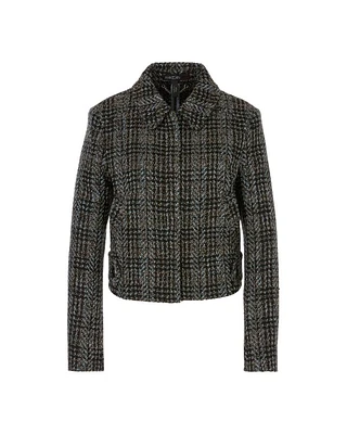 Marc Cain Shadow Check Short Jacket
