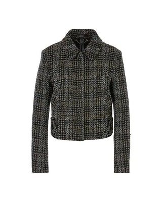 Marc Cain Shadow Check Short Jacket