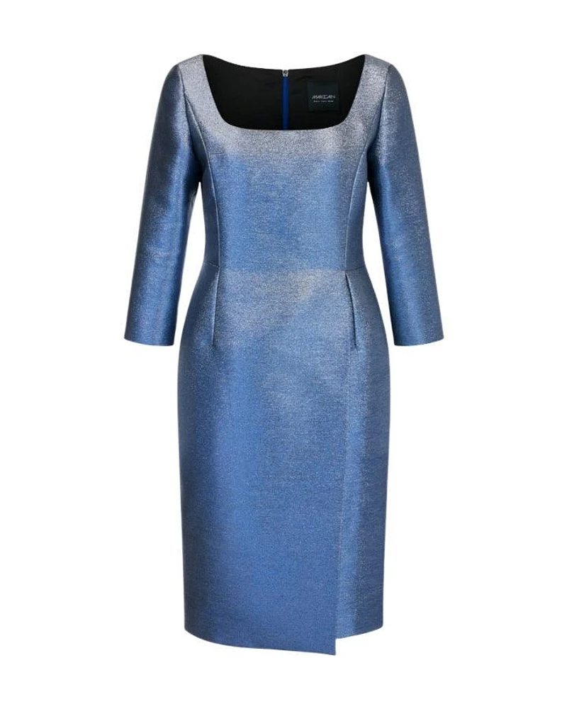Marc Cain Shimmering Metallic Shine Dress