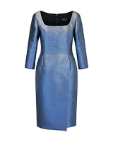 Marc Cain Shimmering Metallic Shine Dress