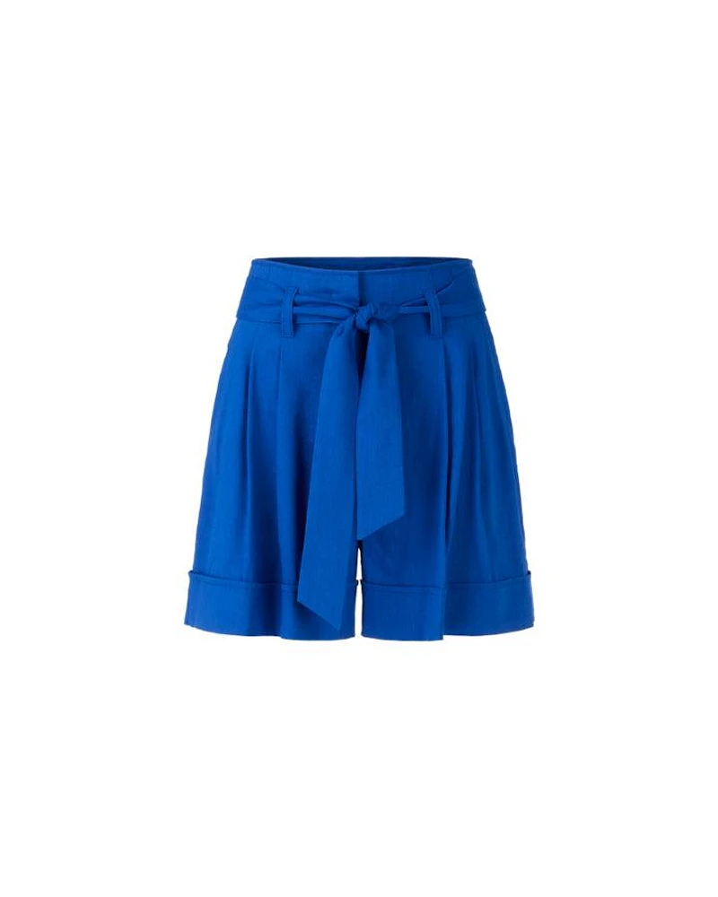 Marc Cain Warangal Pleat Linen Blend Short