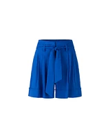 Marc Cain Warangal Pleat Linen Blend Short