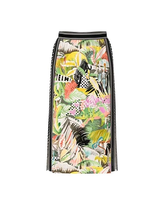 Marc Cain Tropical Jungle Midi Skirt