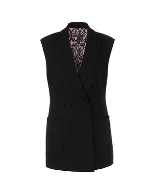 Marc Cain Double Breasted Fitted Vest-Top
