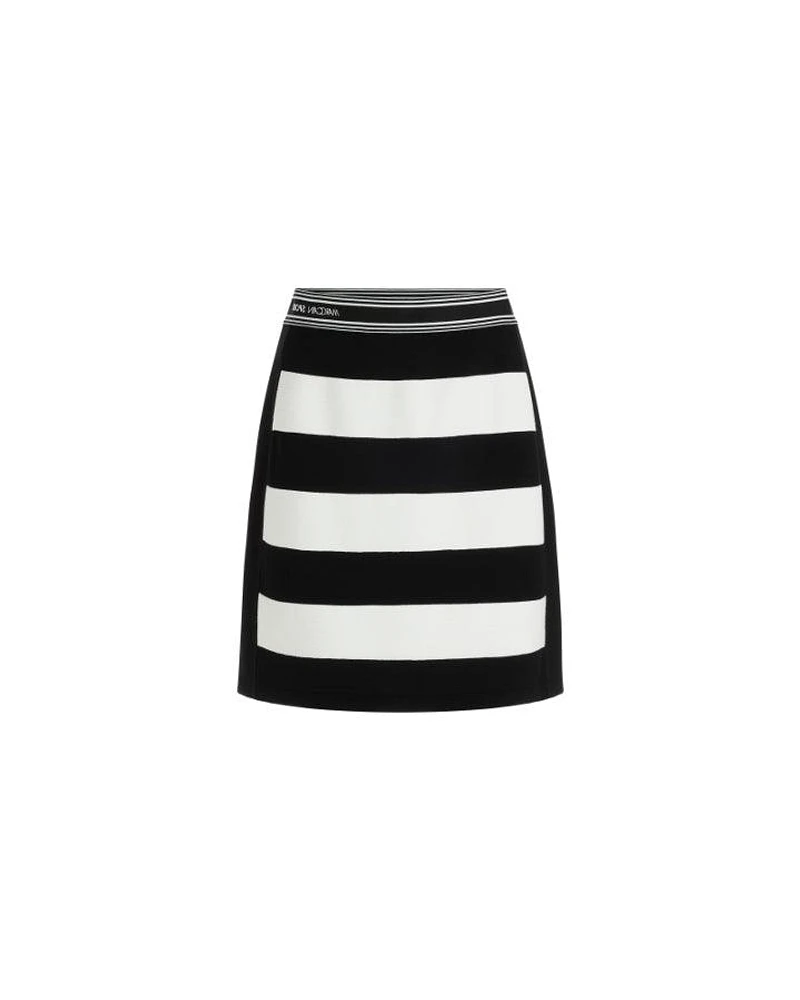 Marc Cain Wide Stripe Mini Skirt