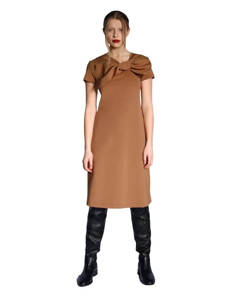 Marie Saint Pierre Holly Scuba Bow Dress