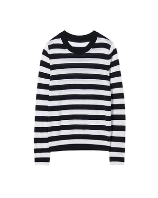 Nili Lotan Meir Stripe Sweater