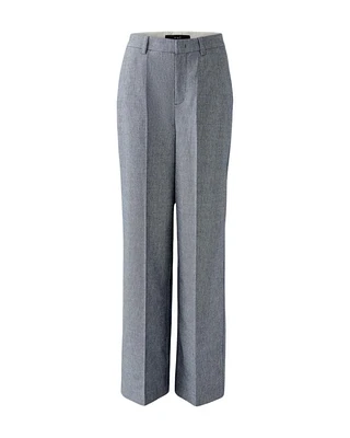 Oui Denim Look Suit Trouser