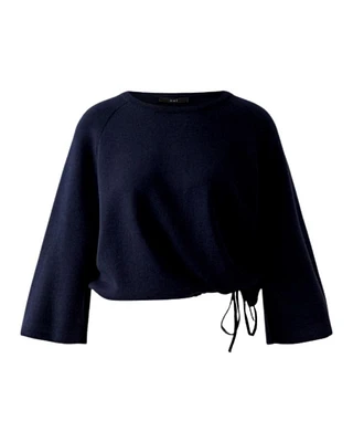 Oui Reversible Solid to Stripe Top