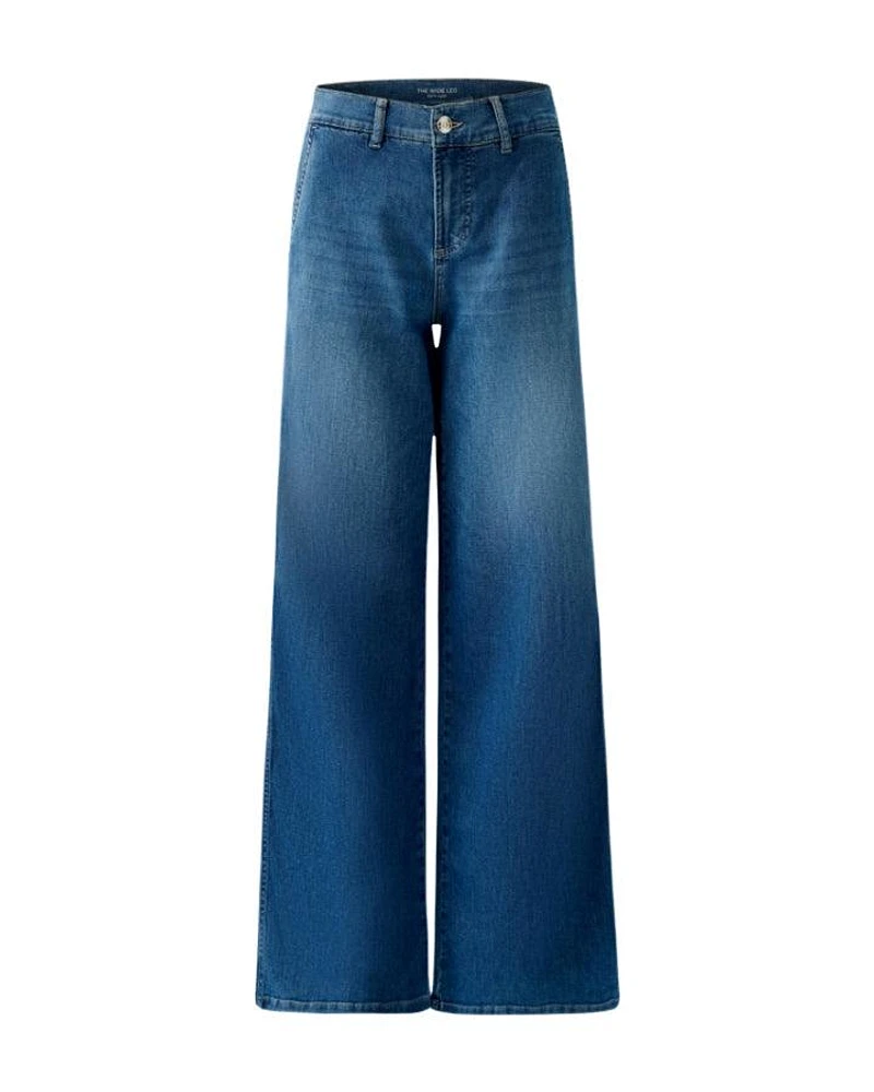Oui Soft Denim Wide Leg Jeans