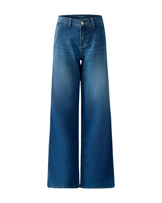Oui Soft Denim Wide Leg Jeans