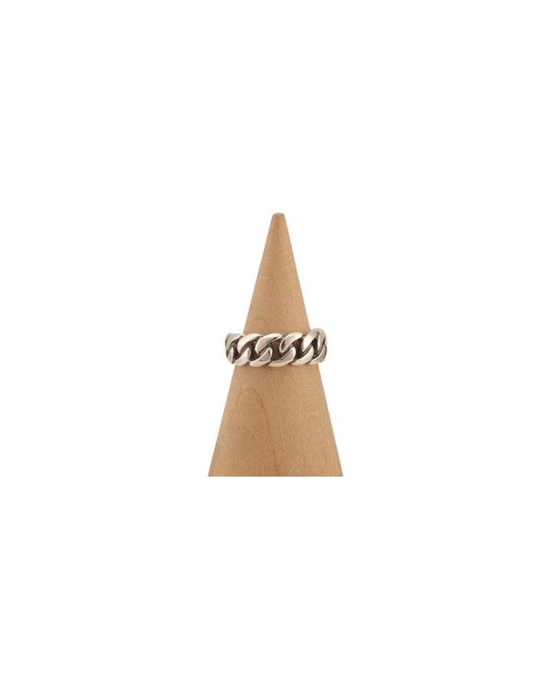 Karyn Chopik Curb Appeal Sterling Silver Chain Ring