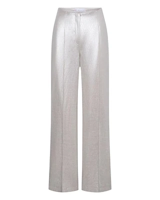 Raffaello Rossi Agatha Glazed Linen Pant