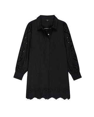Rails Fernanda Eyelet Shirt Dress