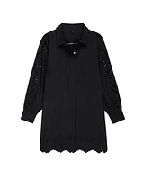 Rails Fernanda Eyelet Shirt Dress