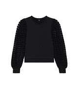 Rails Melody Lace Sleeve Sweatshirt
