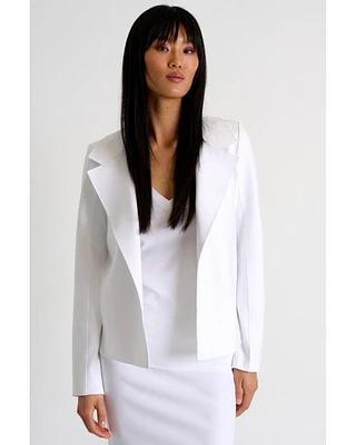 Shan Sofia Fitted Open Front Blazer