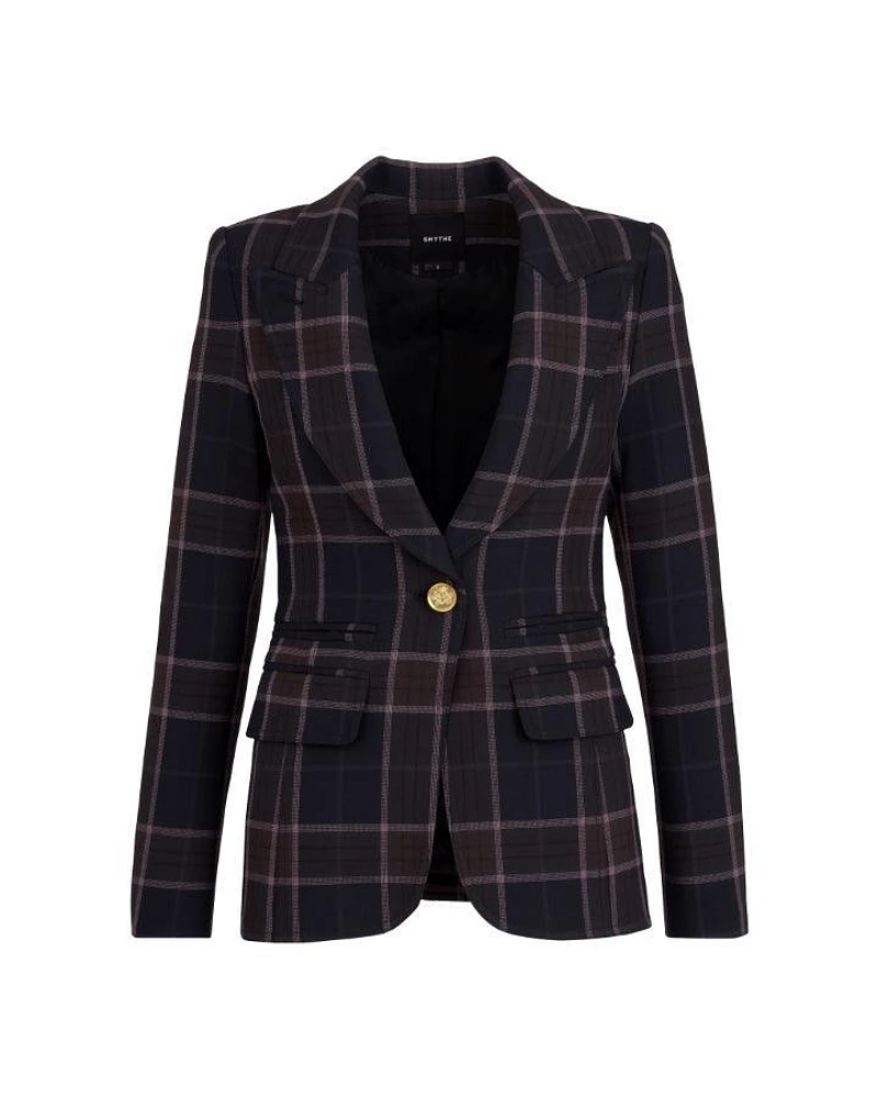 Smythe Hutton Rosewood Plaid Blazer