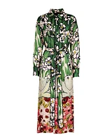 Smythe Garden Floral Shirt Dress