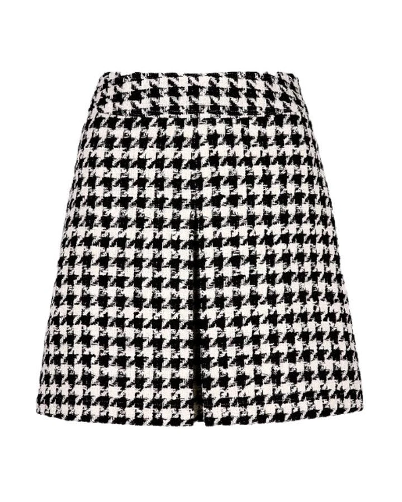 Smythe Single Pleat Tweed Mini Skirt