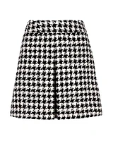 Smythe Single Pleat Tweed Mini Skirt