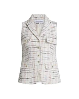 Veronica Beard Benny Tweed Vest