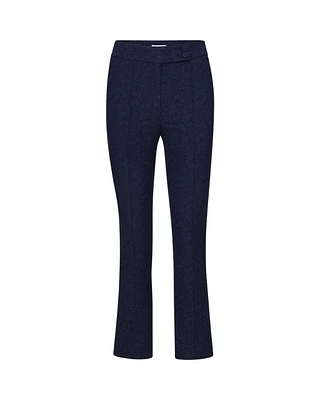 Veronica Beard Dell Jacquard Slim Cropped Pant