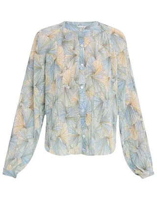 Veronica Beard Fennel Pleated Blouse
