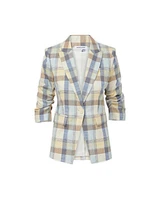 Veronica Beard Clayton Plaid Dickey Jacket