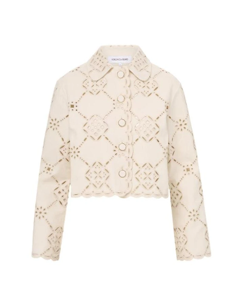 Veronica Beard Adelaide Eyelet Jacket