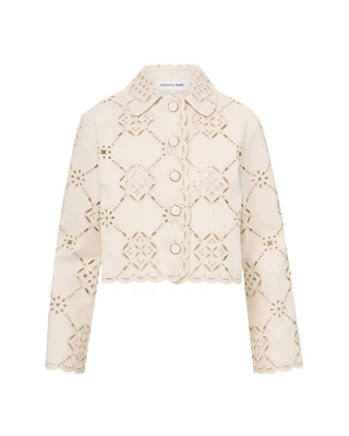 Veronica Beard Adelaide Eyelet Jacket