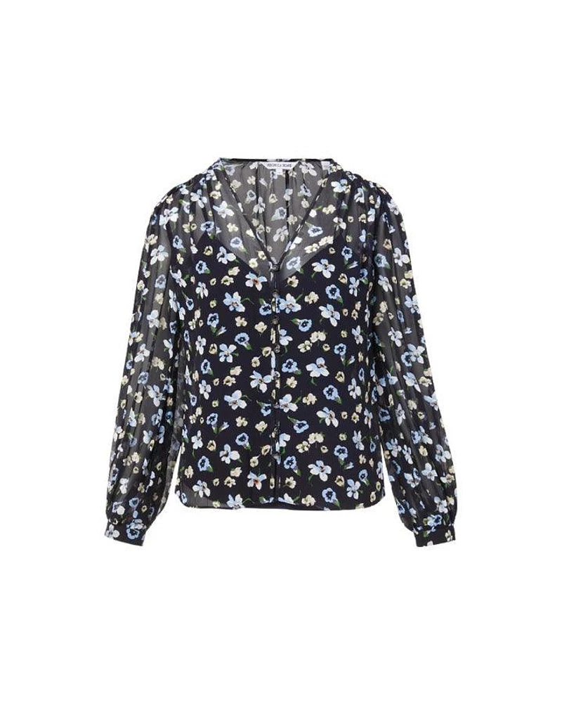 Veronica Beard Alec Floral Top