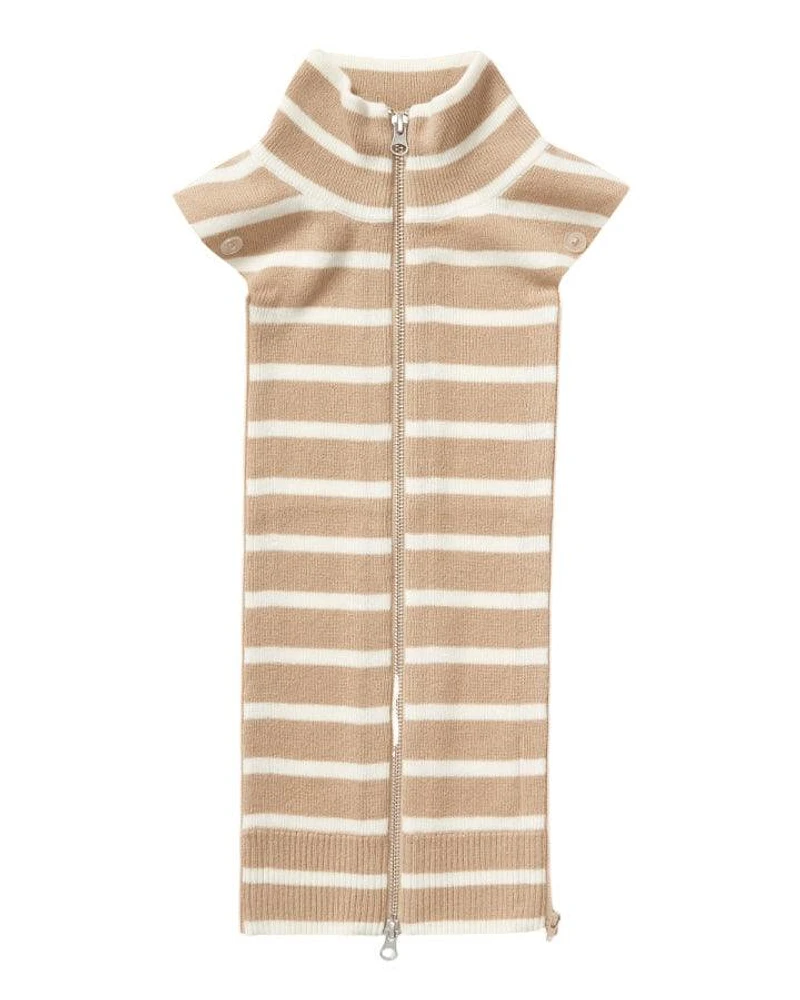 Veronica Beard Cashmere Uptown Stripe Dickey