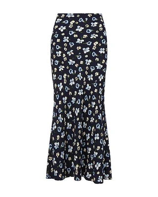 Veronica Beard Clover Floral Skirt