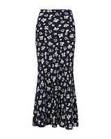 Veronica Beard Clover Floral Skirt