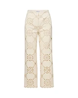 Veronica Beard Dova Eyelet Pant