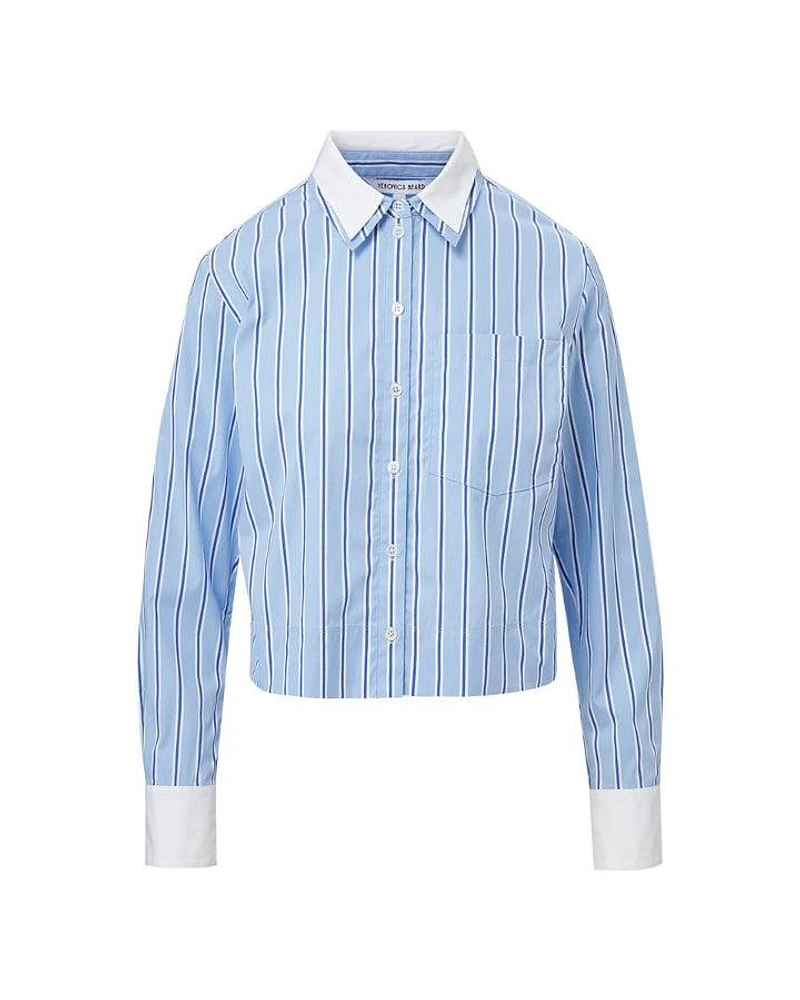 Veronica Beard Maia Double Collar Shirt