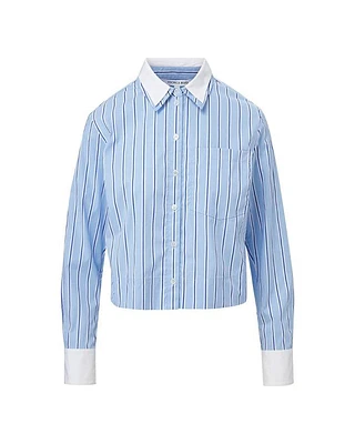 Veronica Beard Maia Double Collar Shirt