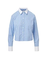 Veronica Beard Maia Double Collar Shirt