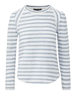 Mason Baseball Hydrangea Stripe Tee