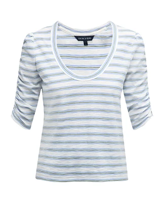 Veronica Beard Netto Contrast Stripe Tee