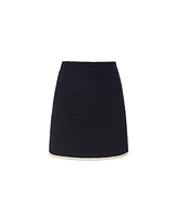Veronica Beard Roman Tweed Short Skirt