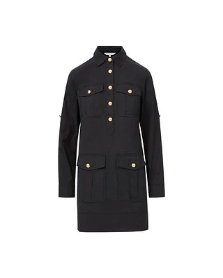 Veronica Beard Saude Mini Shirt Dress