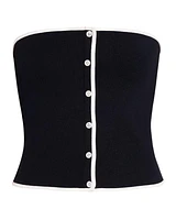 Veronica Beard Valley Tube Top