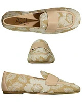 AGL Sheryl Raffia Flat Loafer