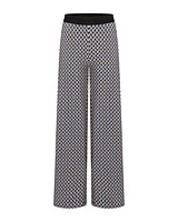 Cambio Allison Graphic Horsebit Print Pant