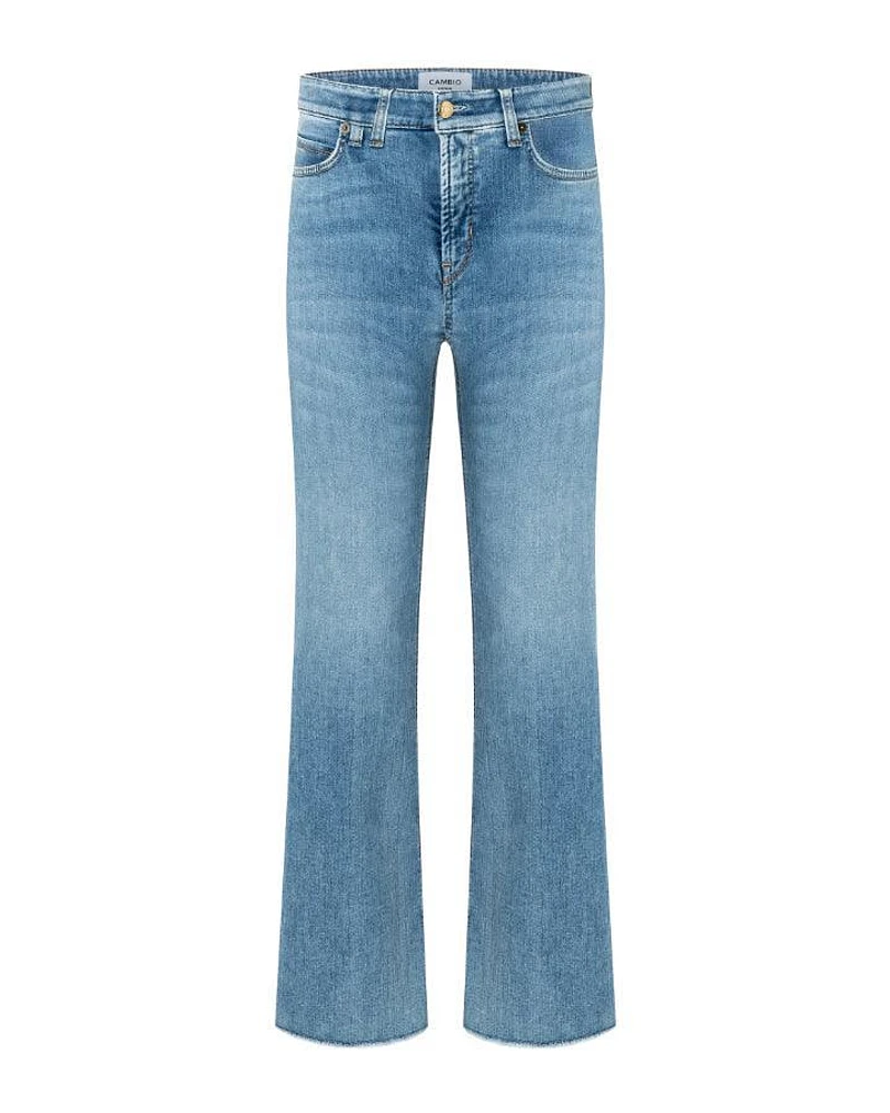 Cambio Paris Flare Summer Fringe Jeans