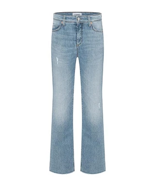 Cambio Paris Easy Kick Raw Hem Ankle Jeans