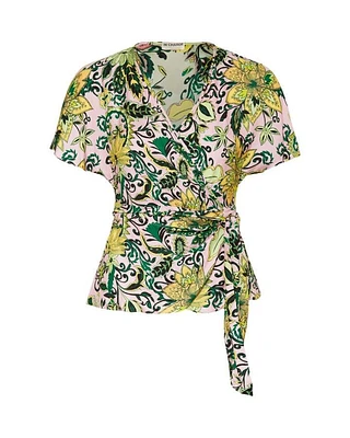 Diane Von Furstenberg Delhi Reversible Wrap Top